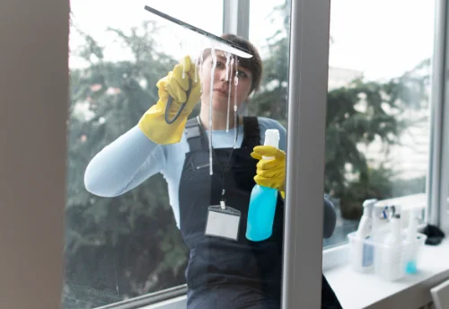 Nettoyage de vitres intérieures et extérieures à Espirat